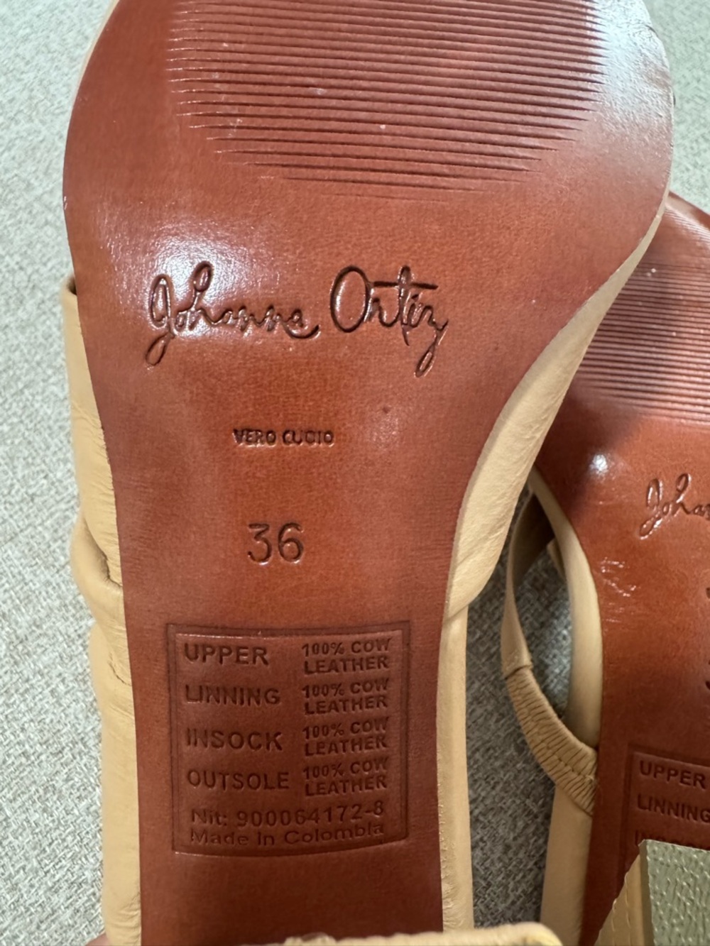 NWOB Johanna Ortiz Brown Twisted Sandals Size 36 US Size 6 - Picture 8 of 8